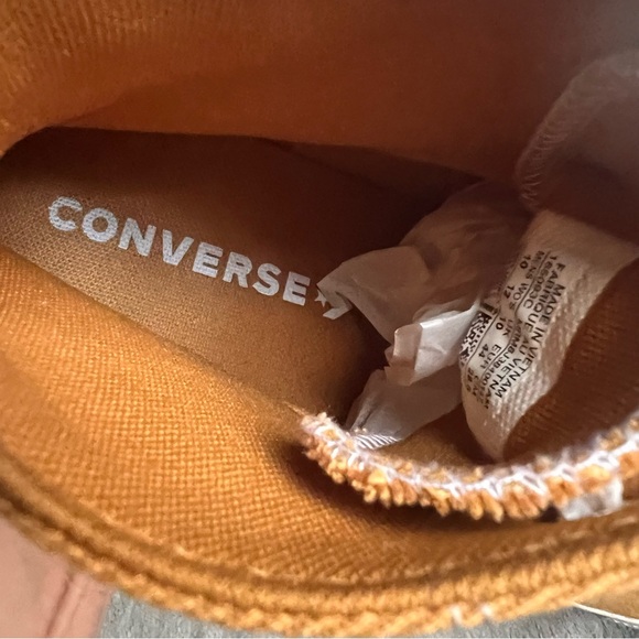 Converse Chuck Taylor All-Star Hi Top Wheat Turbo Sneaker Mens 10 Womens 12 - Picture 9 of 14